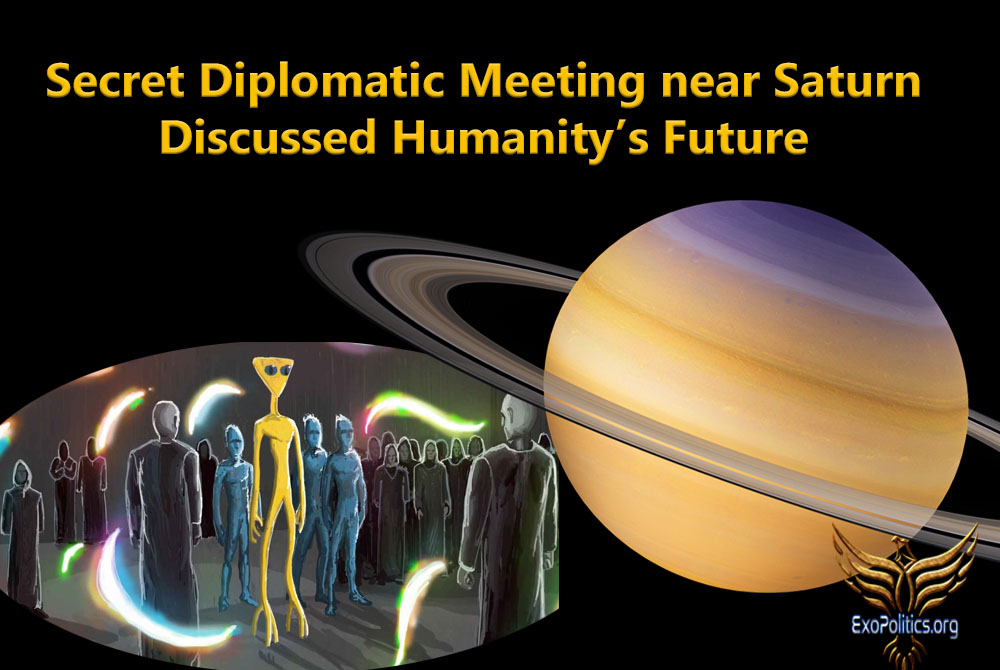 Image result for Secret Diplomatic Meeting near Saturn Discussed Humanityâs Future