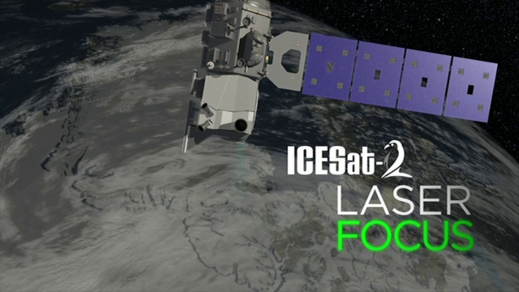 nasa blasts off space laser satellite to track ice loss