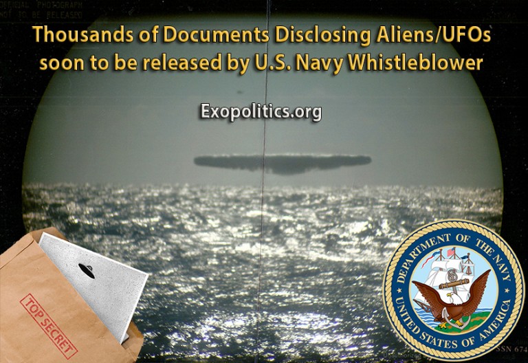 Contents of Thousands of Documents Disclosing Aliens-UFOs to be revealed by US Navy Whistleblower