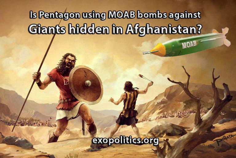 Video – Is Pentagon using MOAB bombs against Giants hidden in Afghanistan?