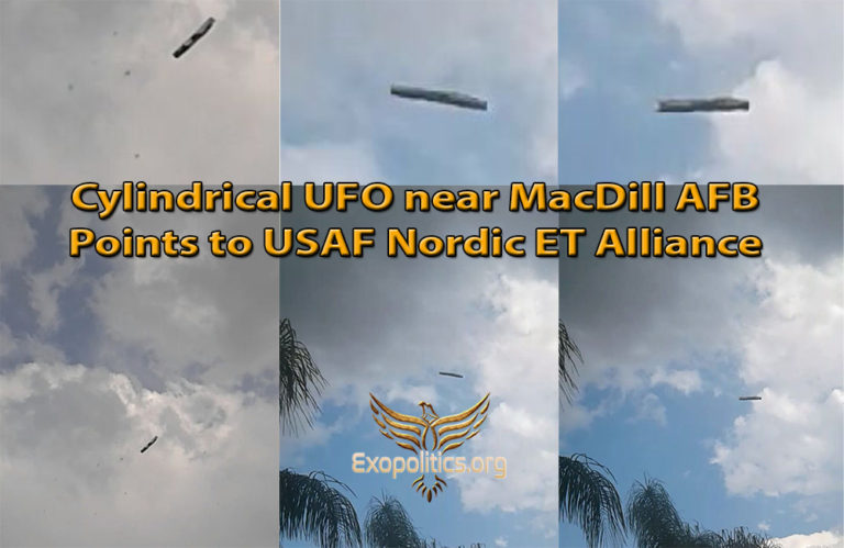 Cigar UF0 Photographed near MacDill Air Force Base
