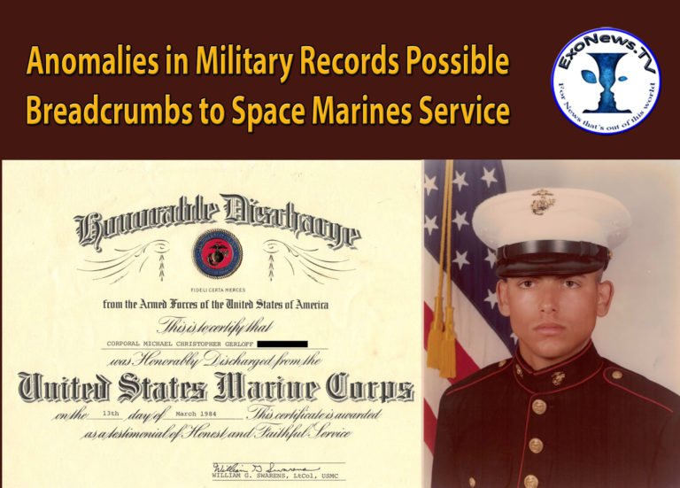 Anomalies in Military Records Breadcrumbs to Space Marines Service