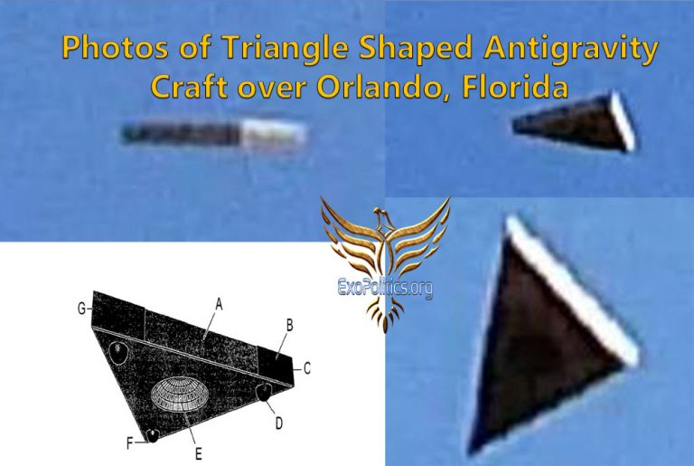 Photos of Triangle Shaped Antigravity Craft over Orlando, Florida
