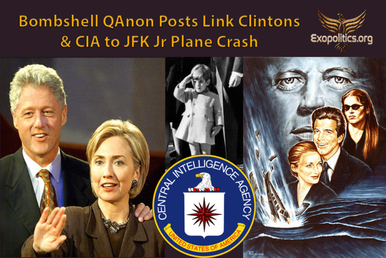 Bombshell QAnon Posts Link Clintons & CIA to JFK Jr Plane Crash
