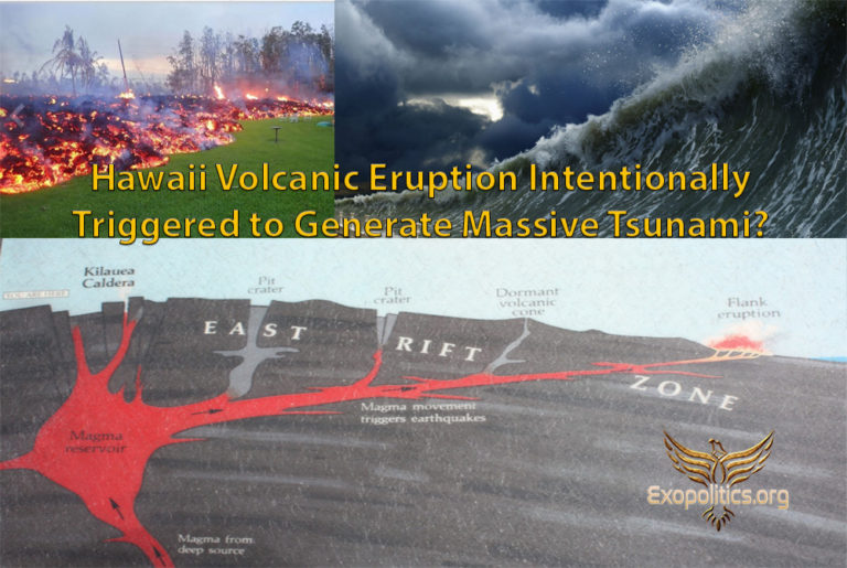 Hawaii Volcanic Eruption Intentionally Triggered to Generate Massive Tsunami?