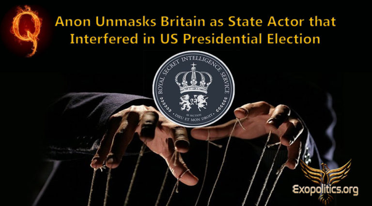QAnon Unmasks Britain as State Actor that Interfered in US Presidential Election