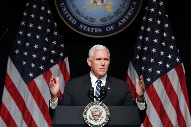 Pence Briefed on Space Force Proposal at Pentagon Meeting