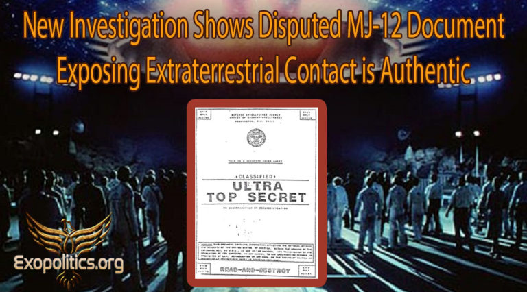 New Investigation Shows Disputed MJ-12 Document Exposing Extraterrestrial Contact is Authentic