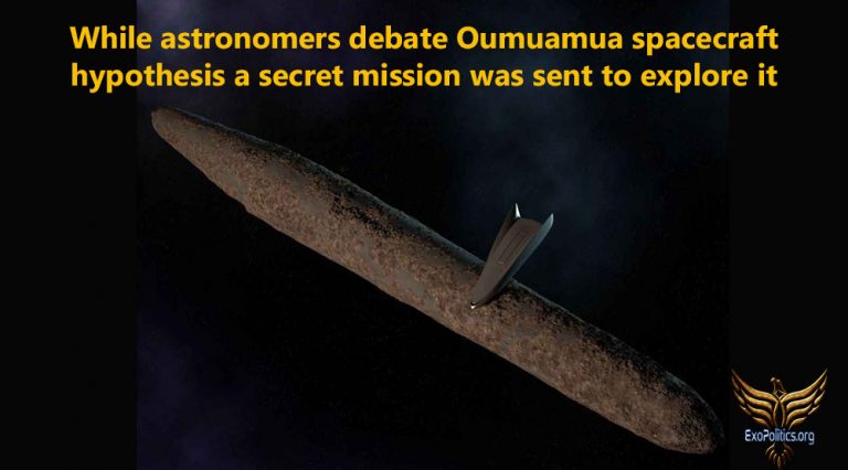 While Astronomers Debate Oumuamua Spacecraft Hypothesis, a Secret Mission Was Sent to Explore It