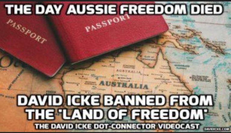 Statement on David Icke being Banned from entering Australia