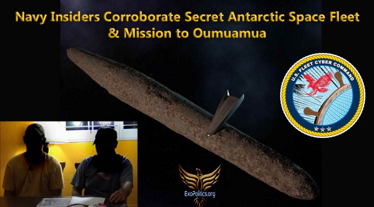 Navy Insiders Corroborate Secret Antarctic Space Fleet & Mission to Oumuamua