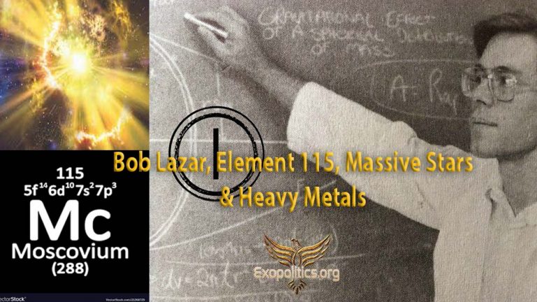 Bob Lazar, Element 115, Massive Stars & Heavy Metals