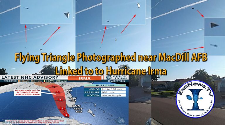 Flying Triangles at MacDill AFB & Hurricane Irma
