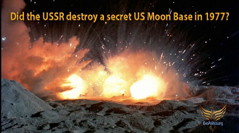 Did the USSR destroy a secret US Moon Base in 1977?
