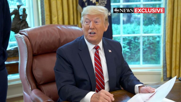 Trump Weighs in on UFOs in Stephanopoulos Interview