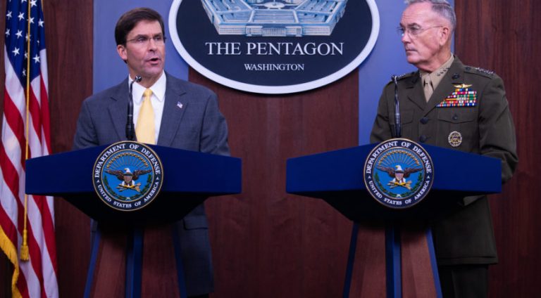 Esper Affirms Support for U.S. Space Command and for an Independent Space Force