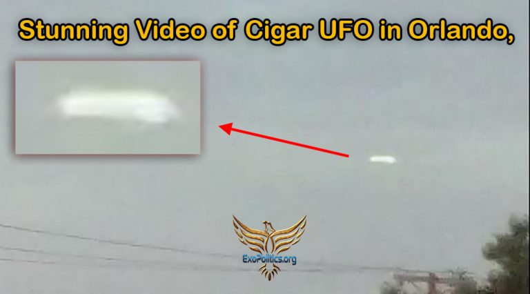 Stunning Video of Cigar UFO in Orlando, Florida