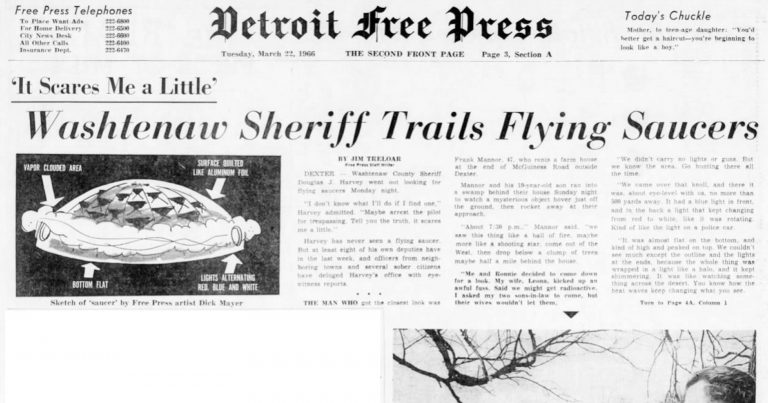Dexter’s UFO Incident and Hysteria