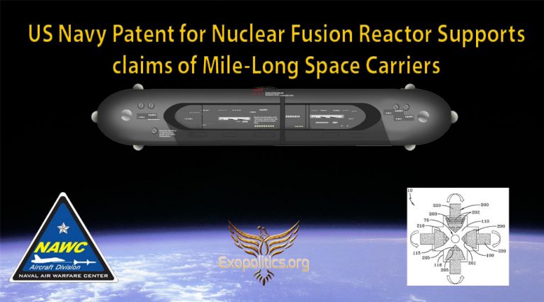 US Navy Patent for Nuclear Fusion Reactor Supports claims of Mile-Long Space Carriers