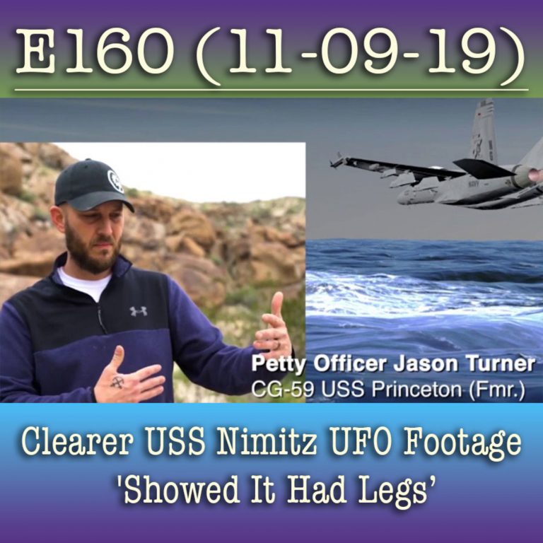 e160 Clearer USS Nimitz UFO Footage ‘Showed It Had Legs’