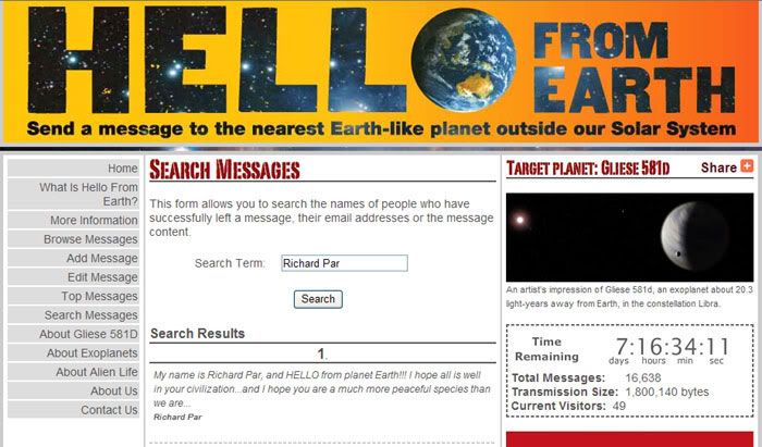 Hello From Earth: Australia’s First Interstellar Message