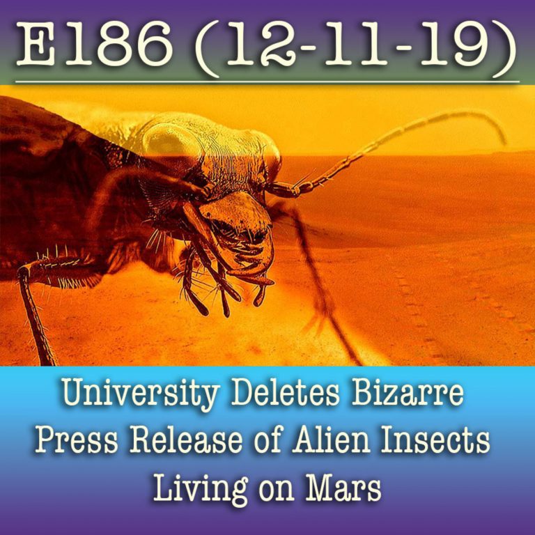 E186 University Deletes Bizarre Press Release of Alien Insects Living on Mars