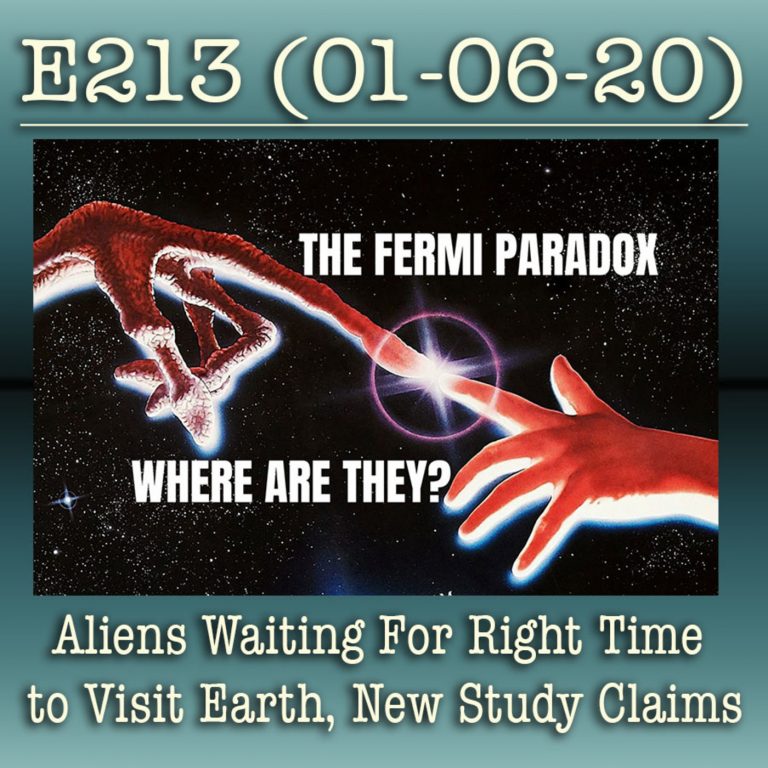 E213 Aliens Waiting For Right Time to Visit Earth, New Study Claims