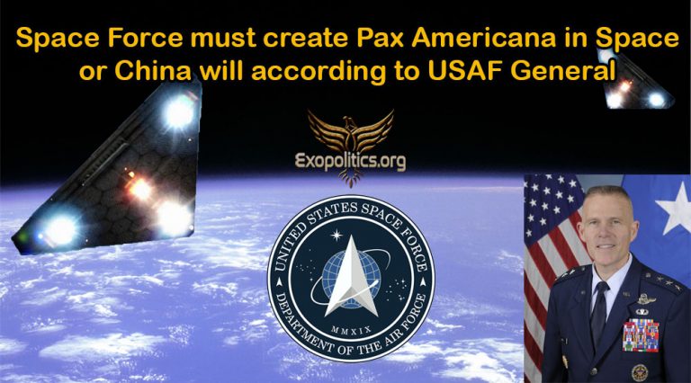 Space Force must create Pax Americana in Space or China will according to USAF General