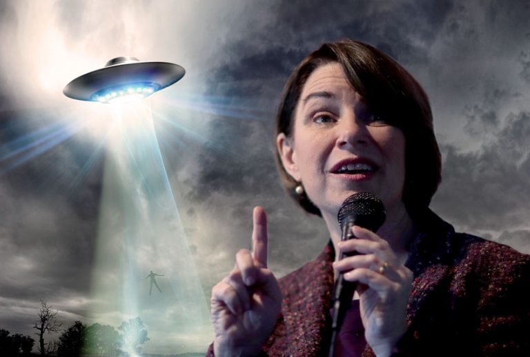 Klobuchar Teases With UFO Info If Americans Elect Her President