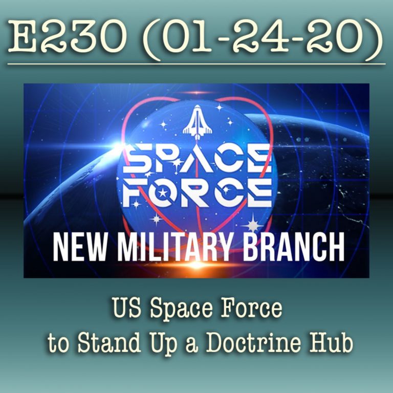 e230 US Space Force to Stand Up a Doctrine Hub