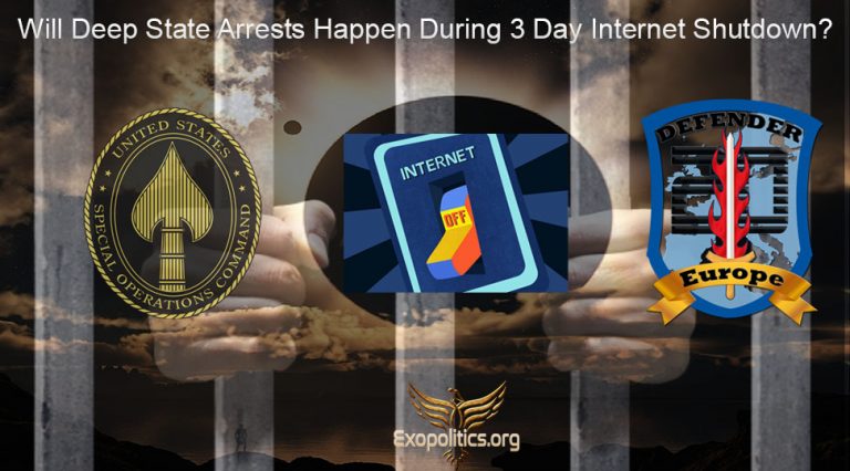 Will Deep State Arrests Happen During 3 Day Internet Shutdown?
