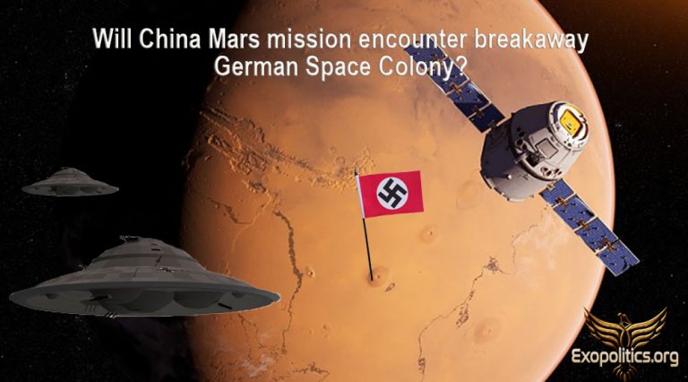 Will China Mars Mission encounter Breakaway German Colony?