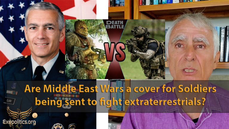 Are Middle East Wars a Cover for Soldiers Being Sent to Fight Extraterrestrials?