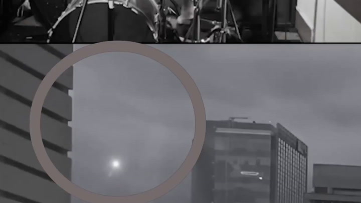 UFO Appears Behind Band During Online Music Livestream