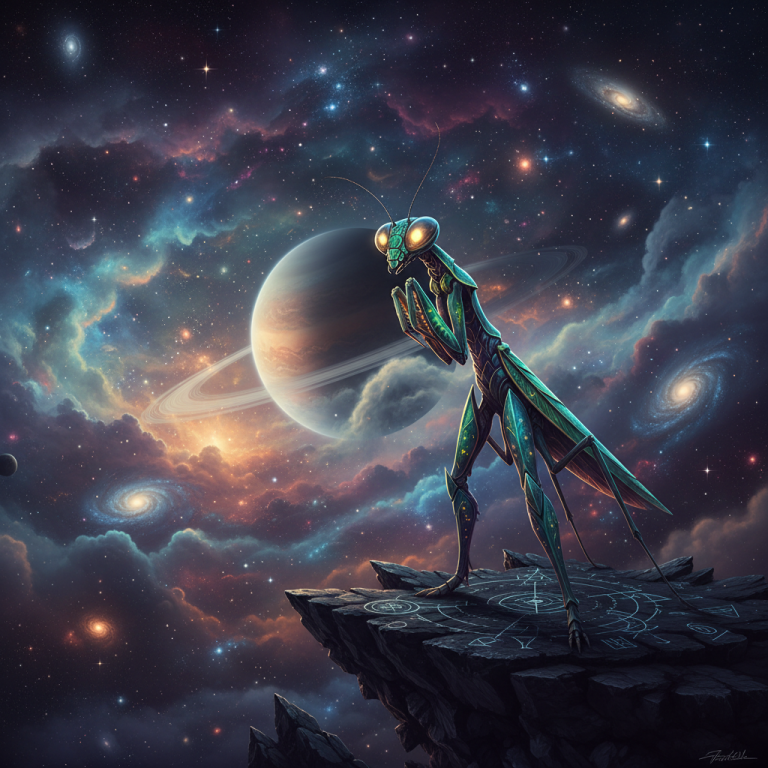 Are Mantid Aliens the Apex Non-Human Intelligence?