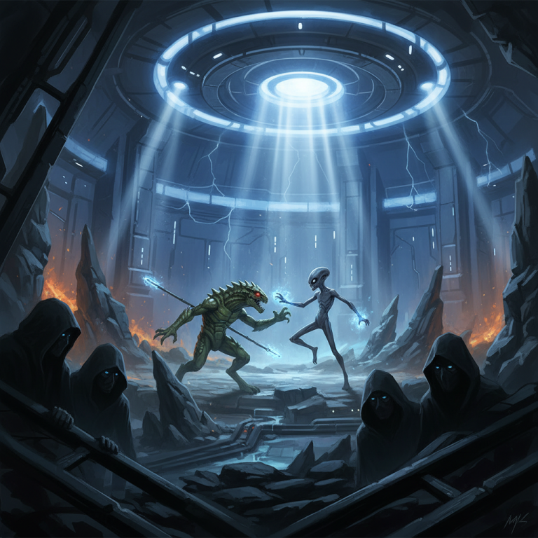 Grusch Reveals Reptilians Fighting Grays and Humans