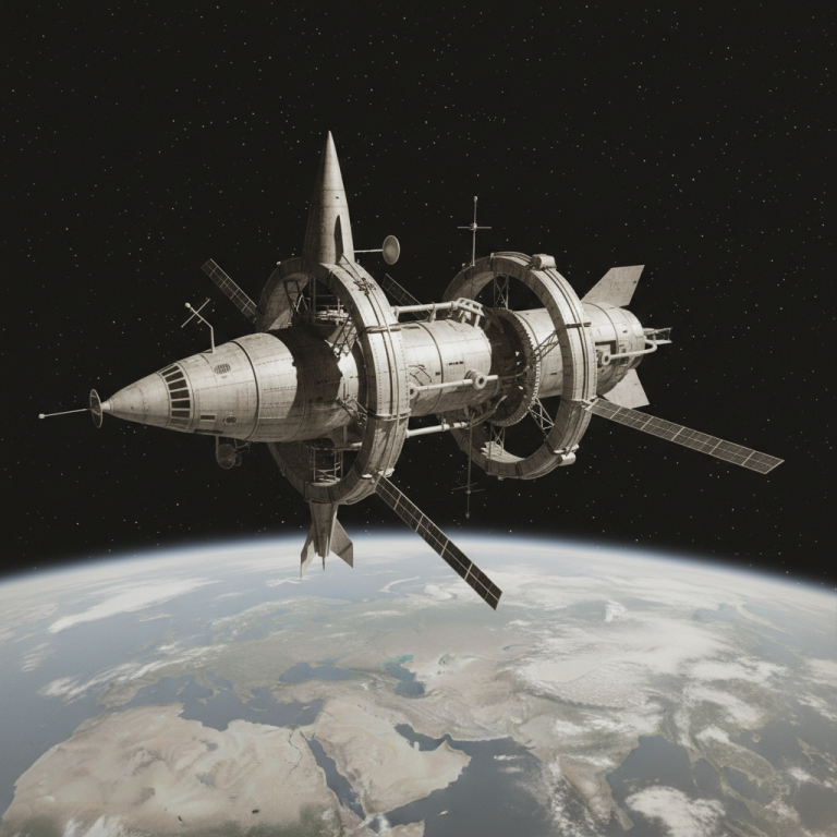 Declassified Secret Document refers to German Space Stations in 1949